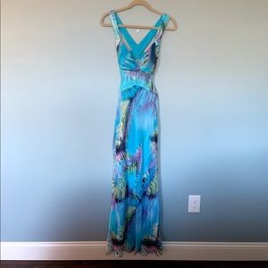 Multi-Colored Prom Dress Size 6